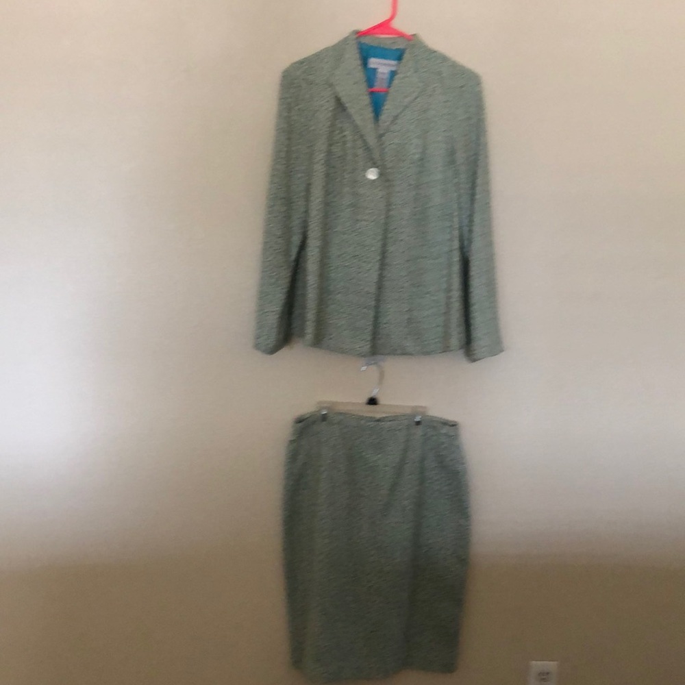 Blue Blazer and skirt